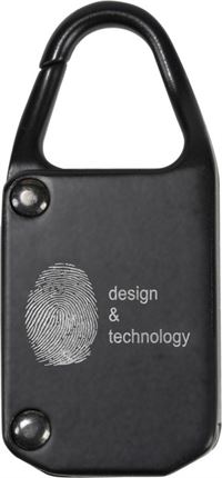 Lucchetto SCX.design T10 con impronte digitali 
